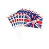 10pcs Queen Elizabeth II Platinums Jubilee Flags On Stick Queen Enthronement Union Jack Hand Held