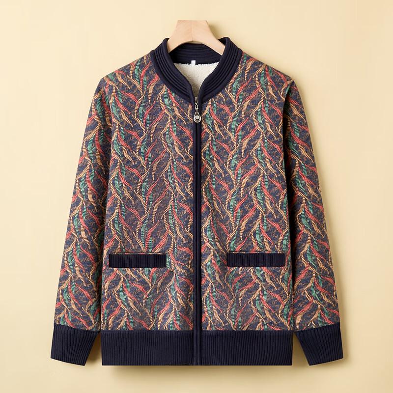 Women's Plus Velvet Warm Knit Cardigan