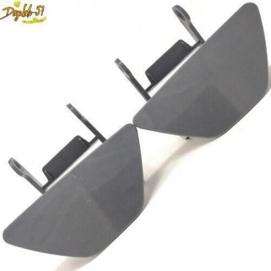 2PCS Headlight Lamp Washer Cap Cover For BMW 5 F10 F18 2014-2016 New