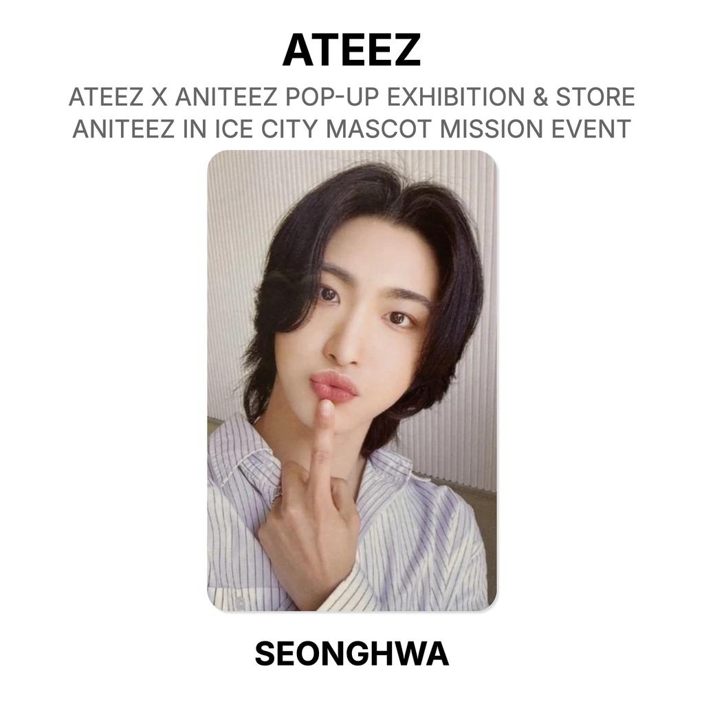 ATEEZ X ANITEEZ POP-UP EXHIBITION & STORE ANITEEZ IN ICE CITY MASCOT MISSION EVENT Official Photocard