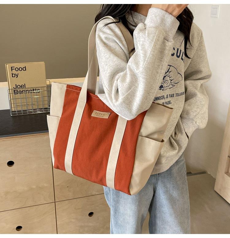 Выходная легкая сумка женская сумка большой емкости сумка-тоут модная повседневная — фото 11