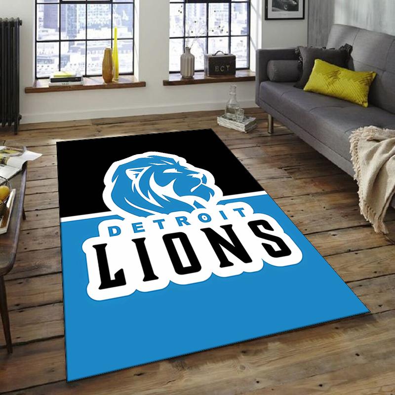 1pc Football Team Design Area Rug - Non-Slip, Soft & Cozy Floor Mat for Living Room, Bedroom, Office - Indoor/Outdoor Decorative Carpet