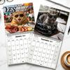 Practical Home Office Supplies Funny Animal Wall Calendar 2027, 12 Months Jan. to Dec., Spiral Bound Hanging Planner Calendar, Monthly with