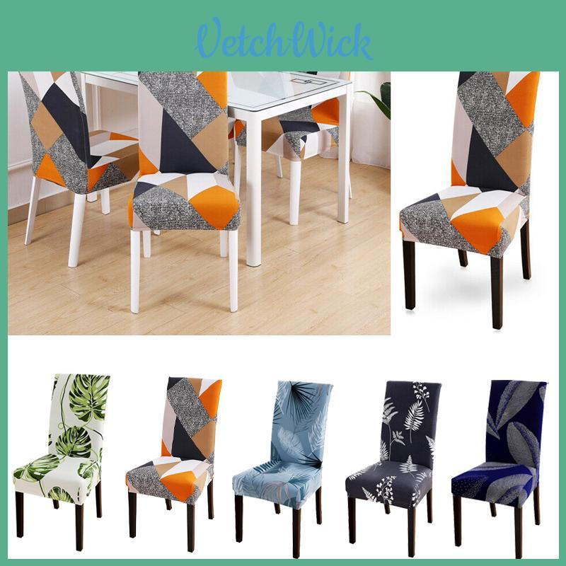 Chic Stretch Dining Chair Covers Slipcovers Easy To Clean With No Fading For Lasting Beauty