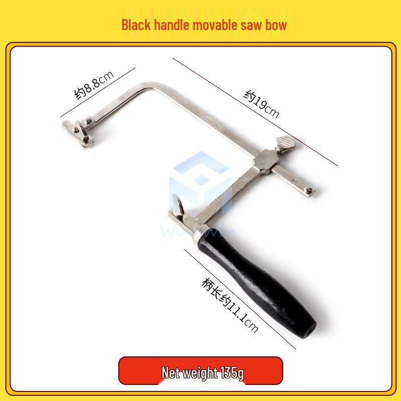 Handmade Mini Jewelry Fret Saw - U-Shaped Wire Saw for DIY Models