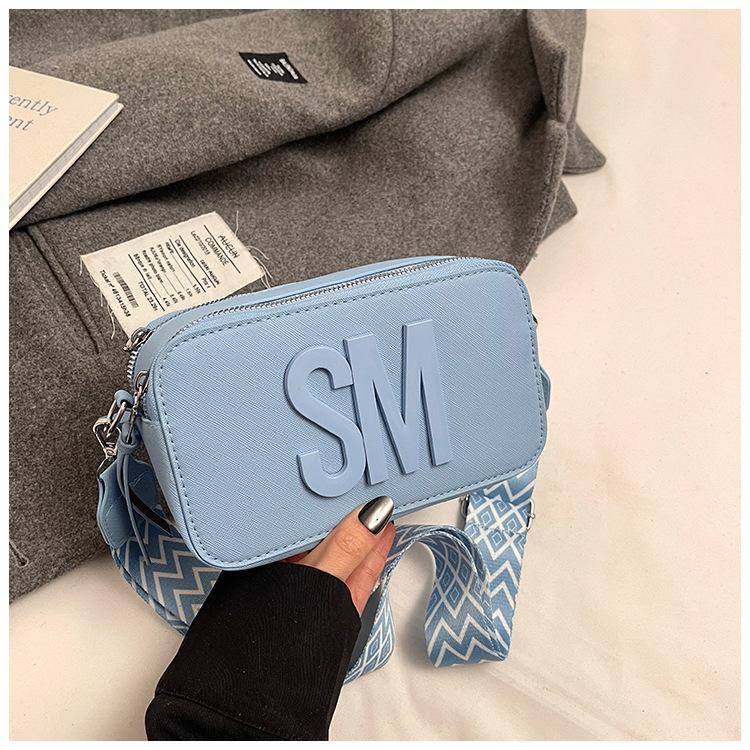 

Женская сумка на плечо зимняя маленькая квадратная сумка среднего размера на молнии модная универсальная сумка синий