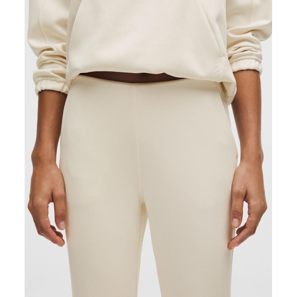 Lululemon Brushed Softstreme Mid Rise Flared Pant  Regular Light Ivory