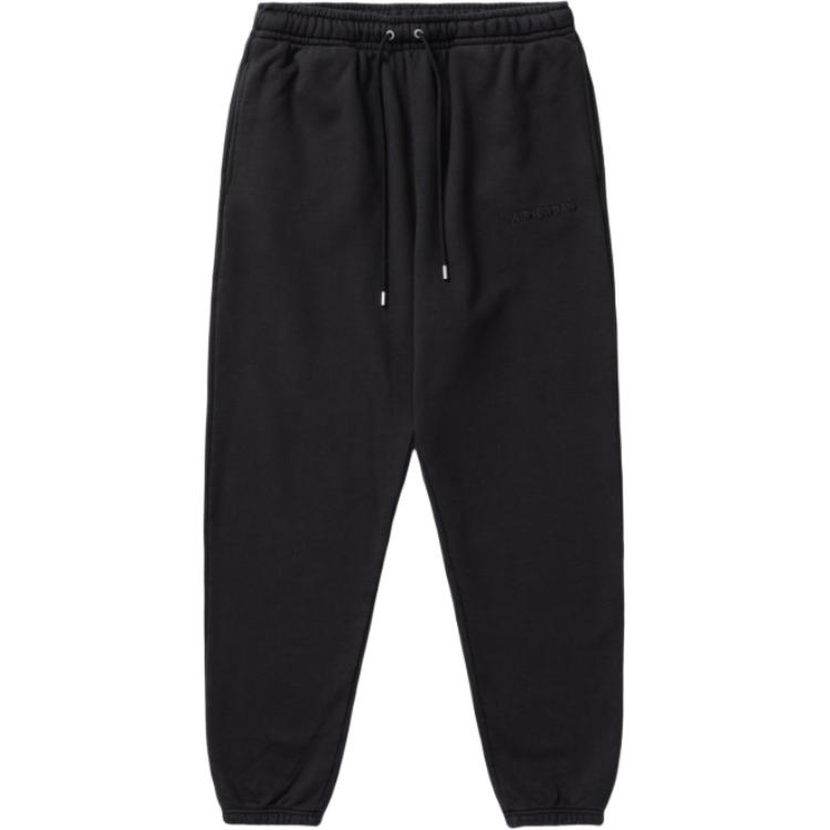 Jordan Air  Wordmark Jumpman Solid Color Cuffed Casual Knit Sports Pants Men bottoms FJ0696-010 L