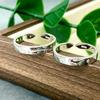 S925 Sterling Silver Star & Moon Couple Rings, Stylish Unisex Design, Perfect for Qixi Festival or Valentine's Day Gift