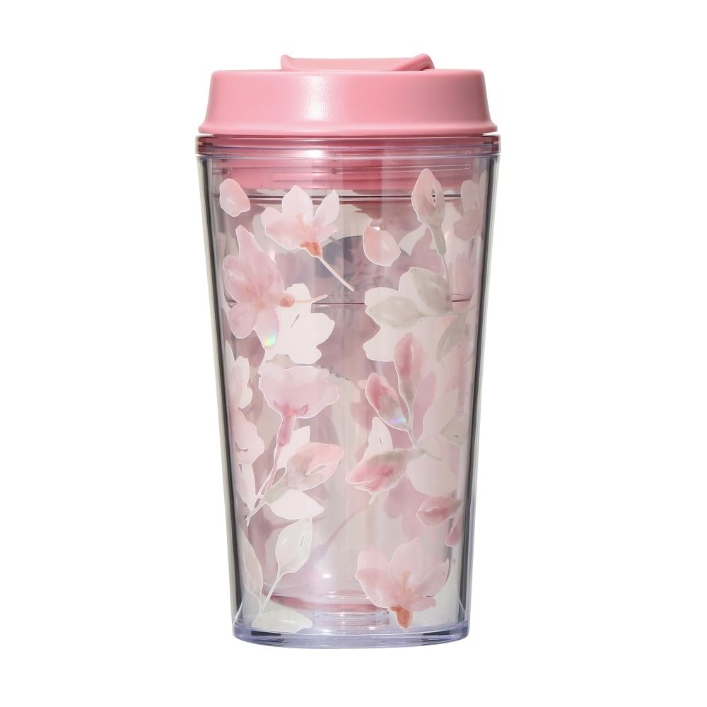 STARBUCKS Sakura 2024 Tumbler, Natural, 355ml, Cherry Blossom Design, Pink. Perfect for Coffee, Birthdays, or as a Gift.