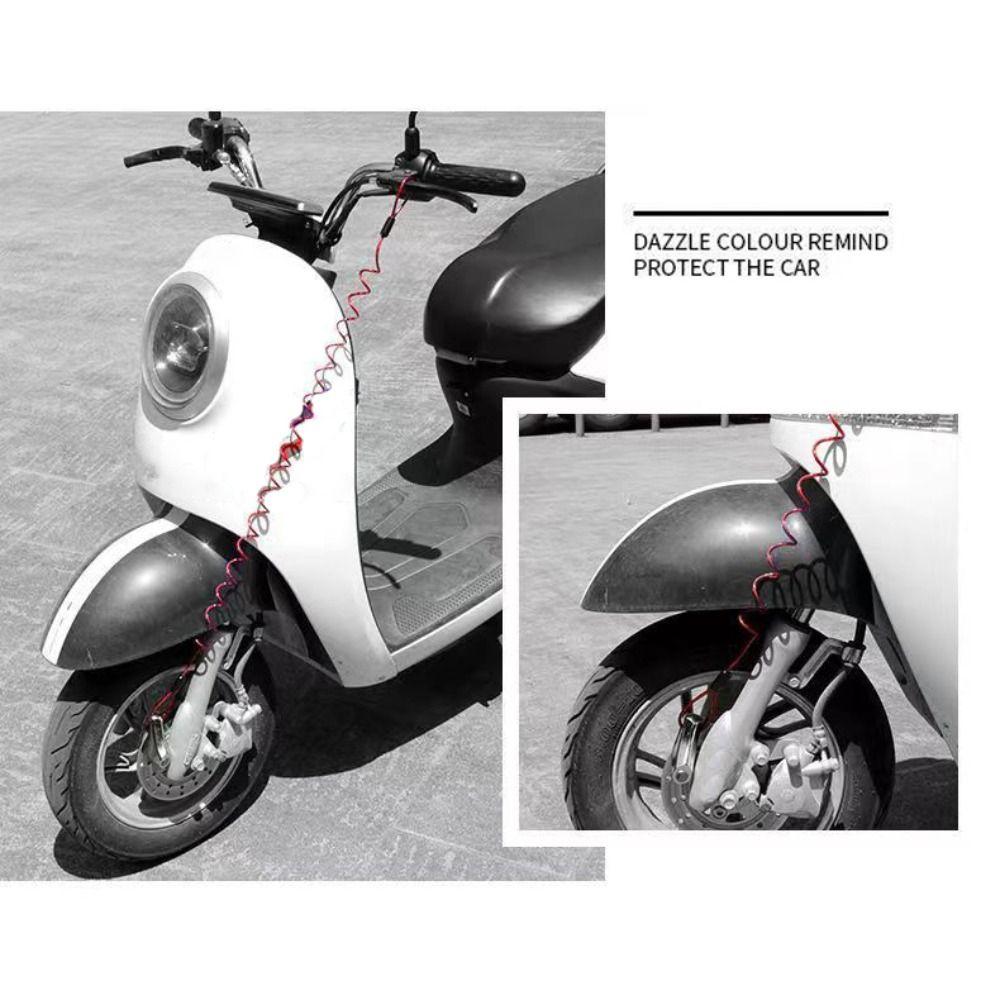 Waterproof Lock Anti-Theft Rope PVC+Steel Wire Disc Lock Spring Cable  Vehicle