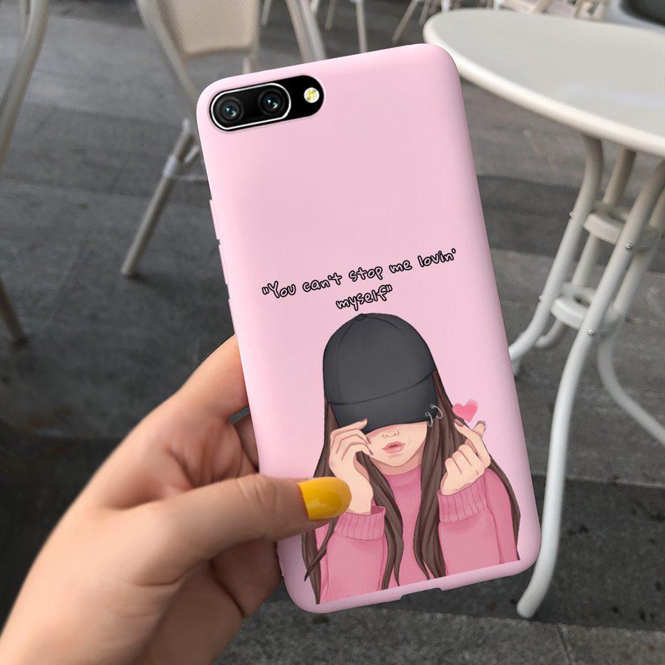 Pretty Girl Sunflower Case For Huawei Honor 10 Phone Case Soft Silicone TPU Back Cover For Honor 10 COL-L29 L19 Funda Honor10