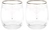 JILL STUART Pair of Set of Stylish and cute A perfect wedding Made in Comes in a gift box and is Glasses, 250cc, Clear, 2. tumblers. gift. Japan.