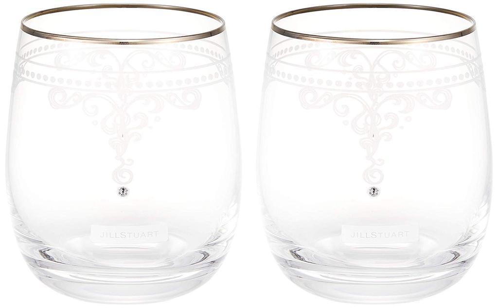 JILL STUART Pair of Set of Stylish and cute A perfect wedding Made in Comes in a gift box and is Glasses, 250cc, Clear, 2. tumblers. gift. Japan.