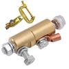 500A Schweißmasseklemme Schwenkadapter 360 Grad drehbares Gerät für M10 Lochdurchmesser Klemmen MIG MMA TIG ARC Projekte