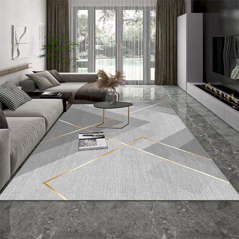 Antiskid Carpet Living Room Modern Simple Style Entrance Door Mat Easy Cleaning Soft Office Lounge Rug Big Size Customizable