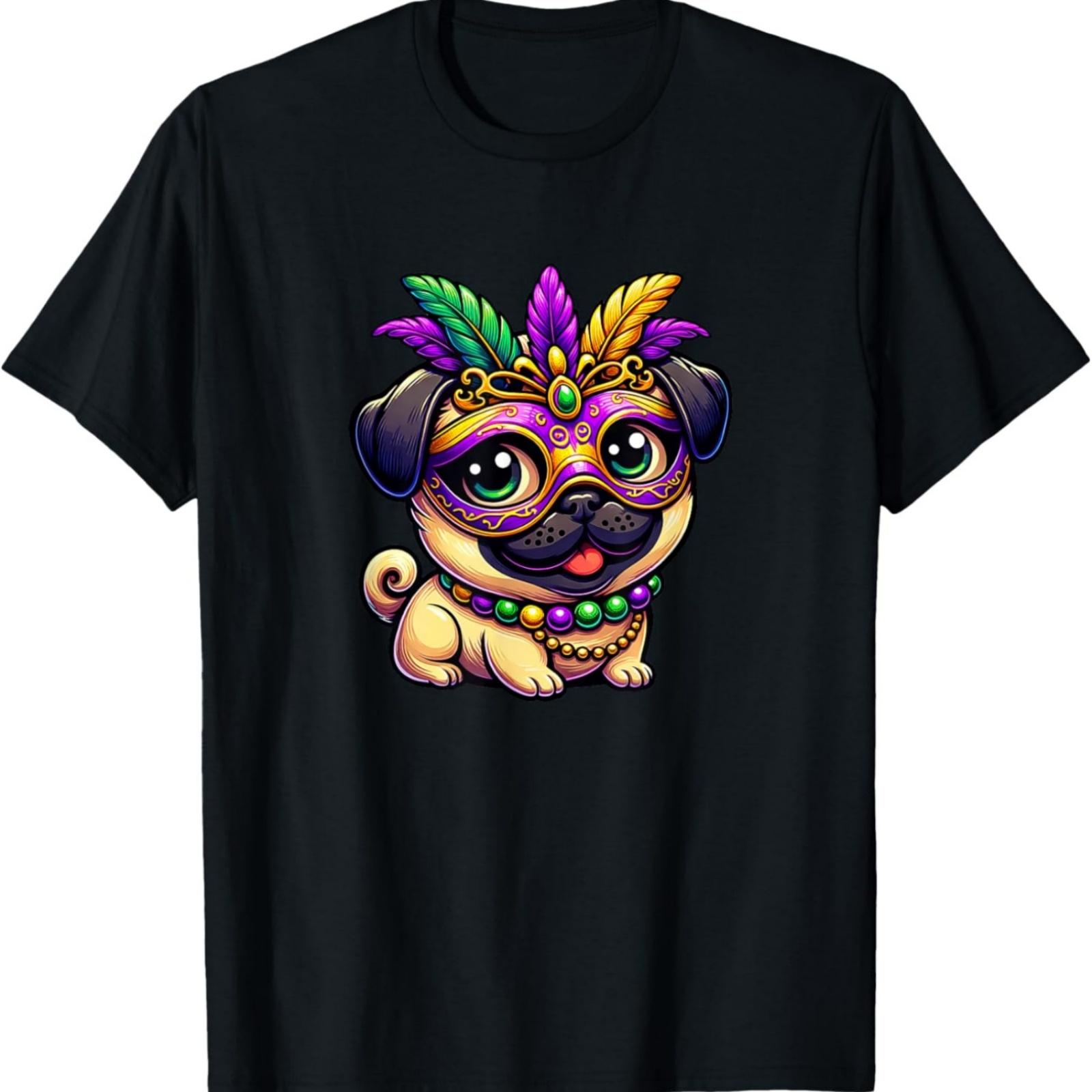 Mardi Paws A Paw-some Dog s Mardi Gras Adventure T-Shirt S
