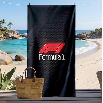 F1 Print Beach Towel Soft Portable Quick?dry Towel For Pool Summer Vacation Outdoor Sport