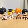 Haikyu Shoulder Lean Fig Blind Box Toy Kageyama Tobio Kozume Kenma Action Figures Model Toy Cute Doll Ornament Kids Gifts