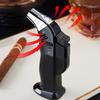 Windproof Straight Forward Multifunctional Lighter Moxibustion Cigar Spray Gun Portable Large Capacity Cigarette Accessory