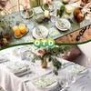 Green Restaurant Hand Towels Elegant Hotel Tableware High Quality Disposable Paper Napkins  Wedding