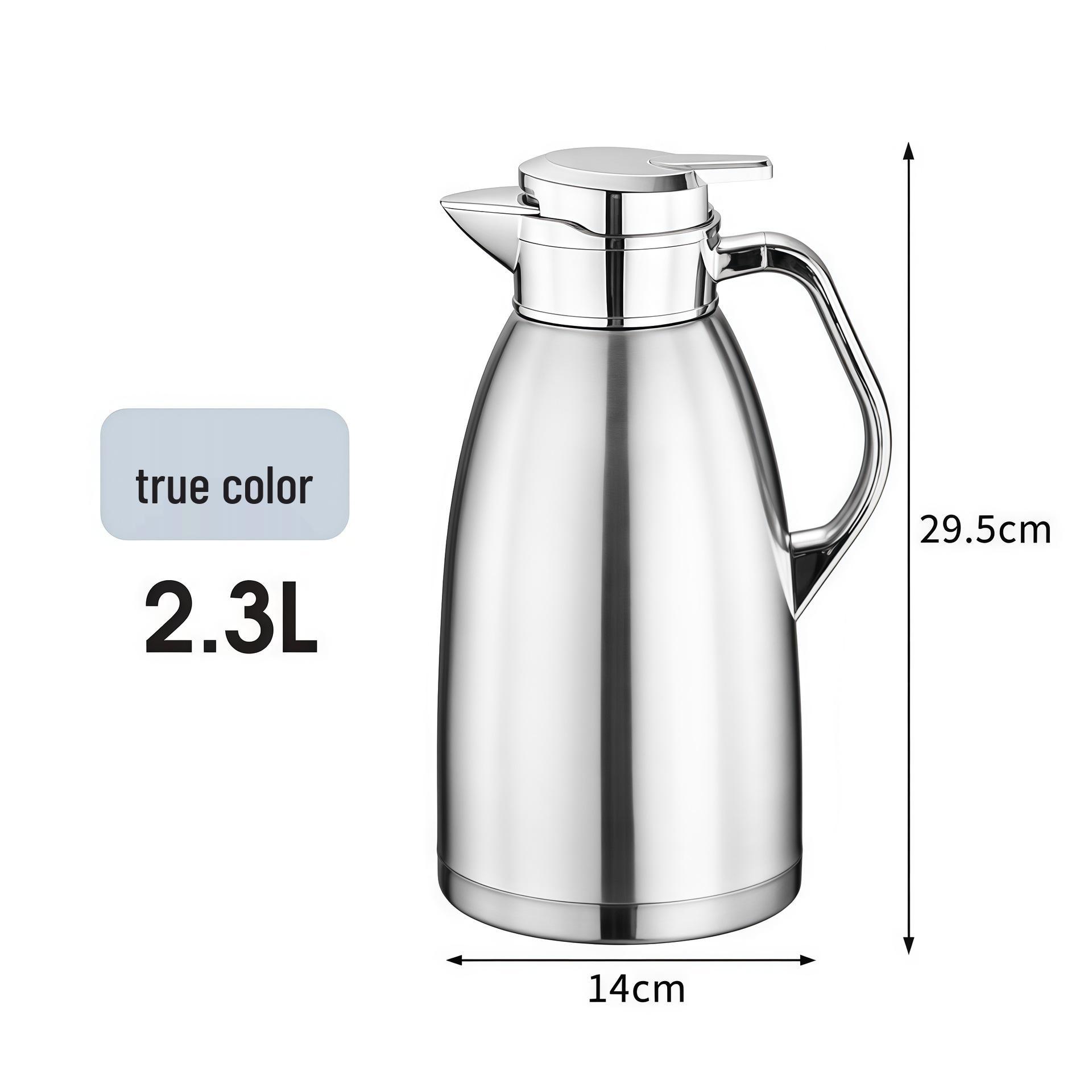 

2L Large Capacity 316 Stainless Steel Vacuum Insulated Kettle - Ideal for Home or Hotel Use SUS316 Interior - 24-Hour Long-lasting Insulation