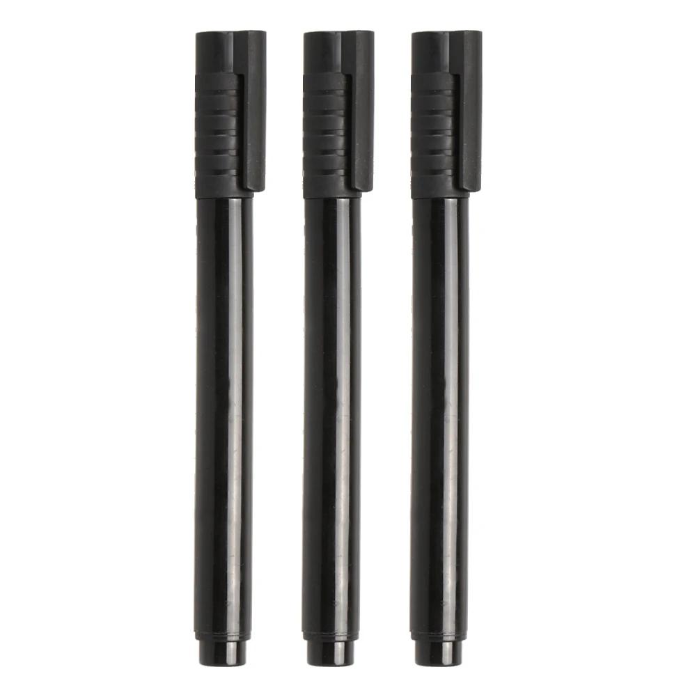 1-3Pcs Black Plastic Counterfeit Bill Detector Currency Cash Checker Portable Counterfeits Money Detector Pen for Money Test