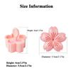 5pcs/set Sakura Cookie Mold Stamp Biscuit Mold Cutter Pink Cherry Blossom Mold Flower Charm DIY Floral Mold Fondant Baking Tool