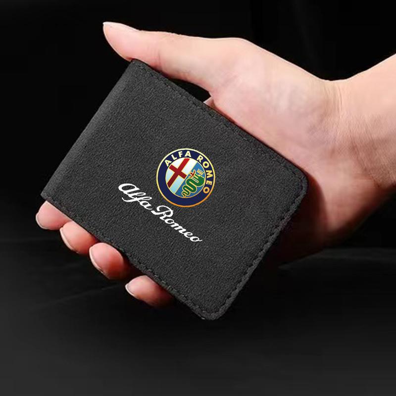 2026 Heißes Alfa Romeo Auto Führerschein Hülle Ausweis Kreditkarten Hülle Halter Fahrdokument Reiseausweis Geldbörse Für Alfa Romeo Giulia 15