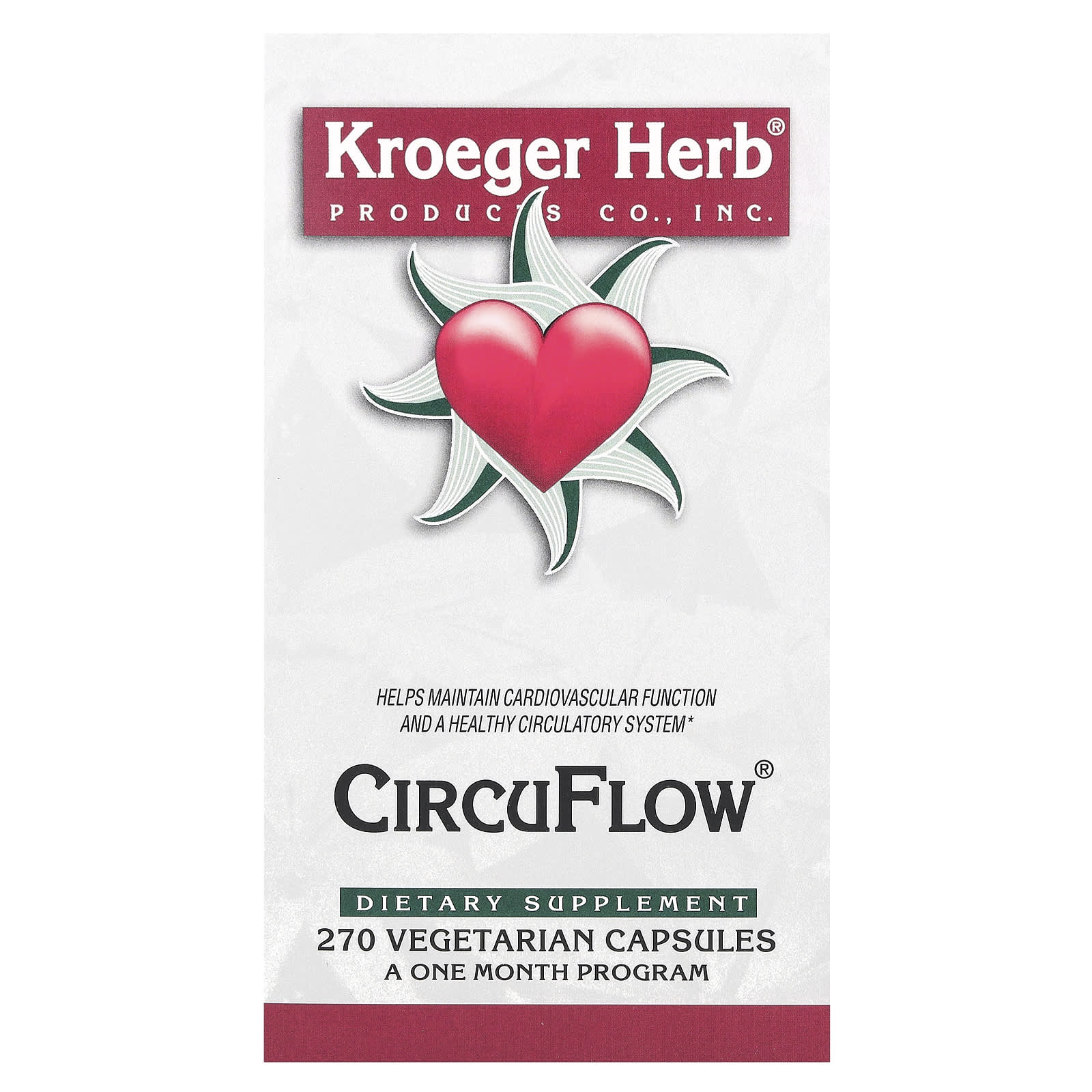 

Circuflow, Veggie Capsules 270