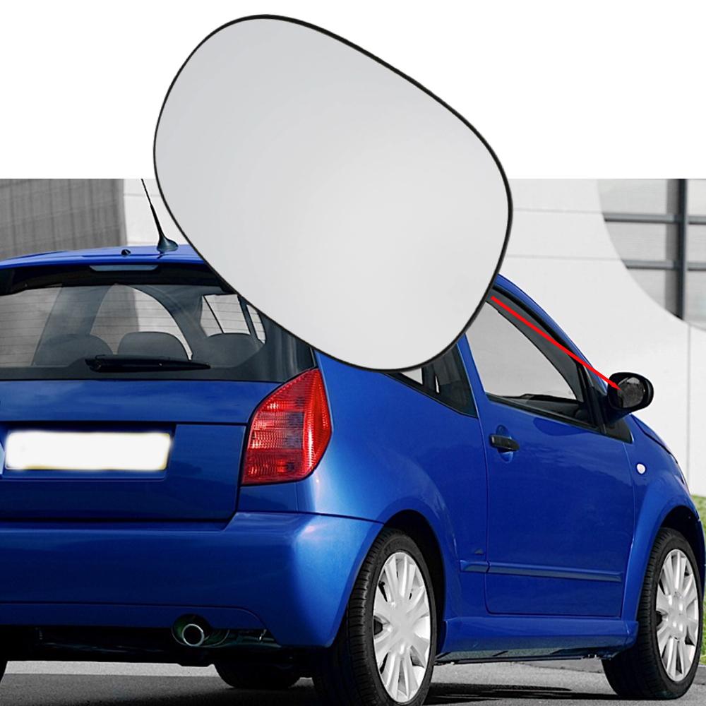 Left/Right Side Heated Wing Mirror Glass Rearview Mirror for Citroen C2 C3 Xsara Picasso Peugeot 1007 206 