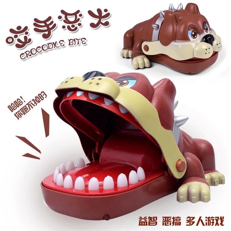 4359 Cartoon Pet Dog Biting Hand Toy, Lucky Dog Pulling Teeth, Vicious Dog Biting Hand Game Party