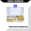 Outer/Universal Spark Plug Thread Repair Tools with M14x1.25 Inner Inserts and M16x1.25 Tap/High Speed Steel Tap Spark Plug/Durable/Metal / 1