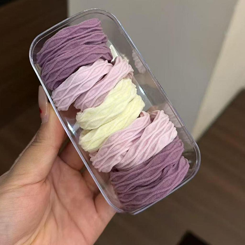High Elasticity Hair Scrunchies For Women And Kids Soft Anti-Slip Hair Ties For Ponytails Buns Multiple Colors1/2/3 boxes