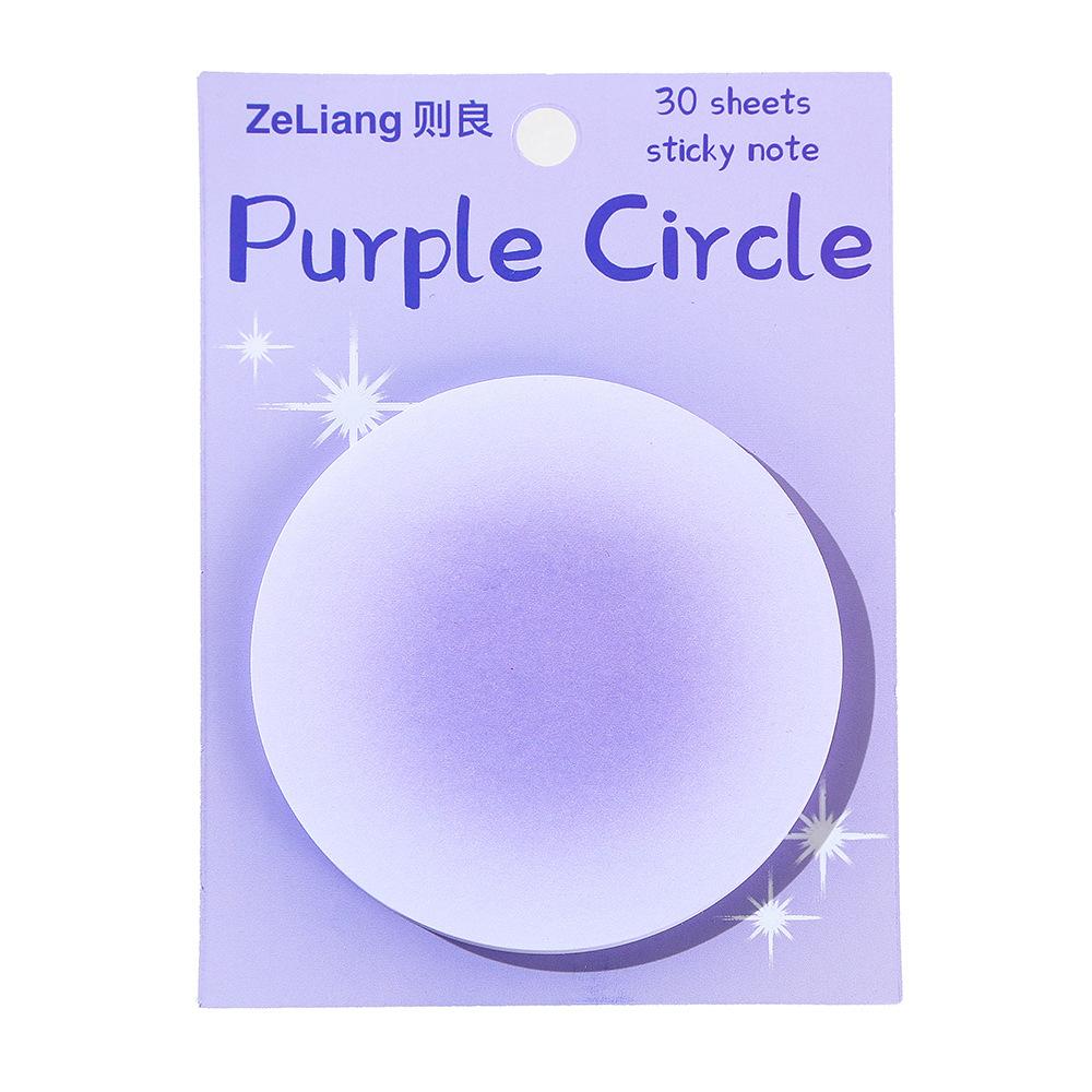 Office School Supplies Blush Halo Student Notes High Value Ins Wind Sticky Morandi Round Stickers Kawai Stationery Wholesale