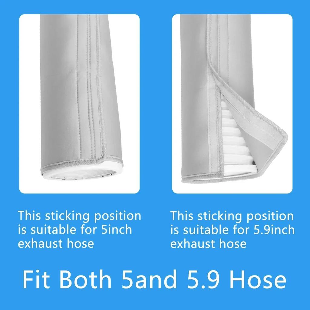 Quality Universal Air Conditioner Hose Cover Exhaust Pipe Protection Cover Waterproof Dustproof Heat Insulation Wrap Portable