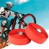 2Pcs Road MTB Bike Handlebar Anti-skid Tape Cycling Damping Straps with 2 Plugs