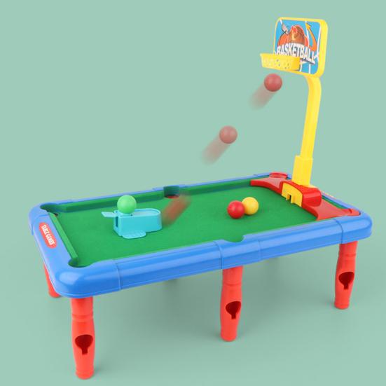 Mini Billiard Table Set For Kids Wooden Tabletop Pool Table Set With