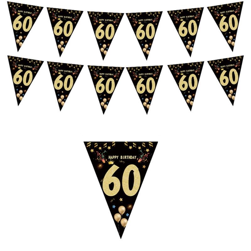 30 /40/ 50 /60 Year Happy Birthday Banner Adult Birthday Anniversary Backdrop Decoration for Birthday Party Background
