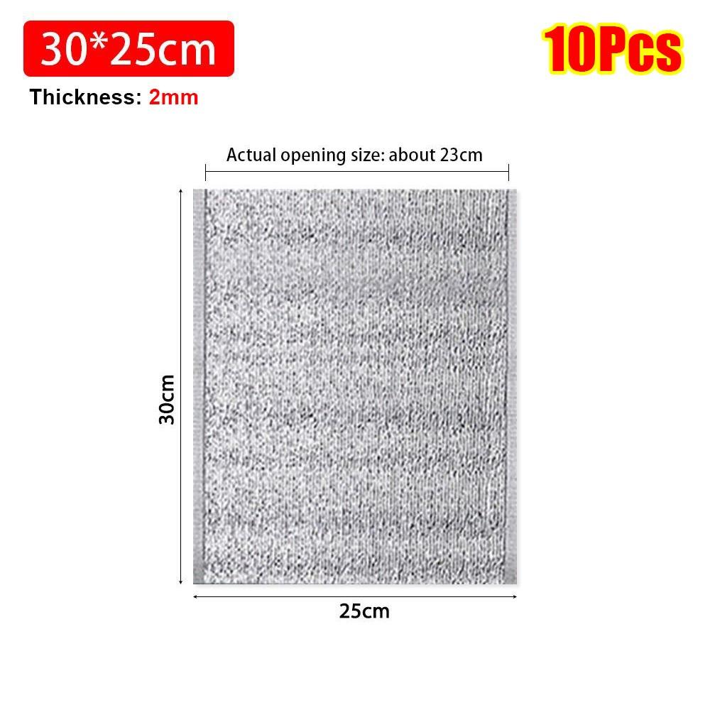 10Pcs/Pack Ice Cold Warm Aluminum Foil Bag Food Thermal Packing Insulation Bag Delivery Carrier 2mm Cooler Bag Drink Storage