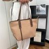 New Large-capacity Woven Tote Bag Single Shoulder Underarm Fashionable Versatile Commuter College Student Women's Bag