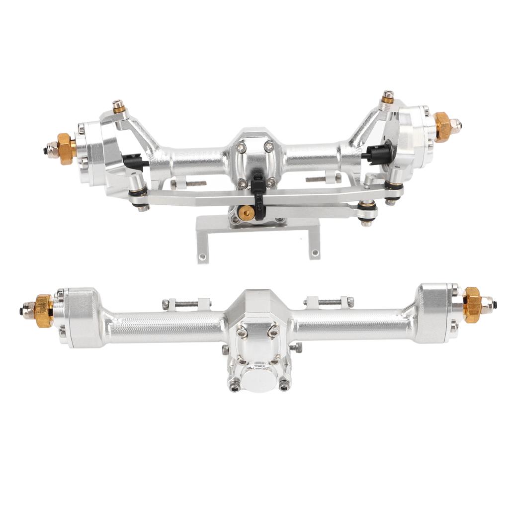 RC Front Rear Axle Assembly CNC Machined Hardened Steel Aluminum Alloy RC Front Rear   Axle for   SCX24 1Celsius24