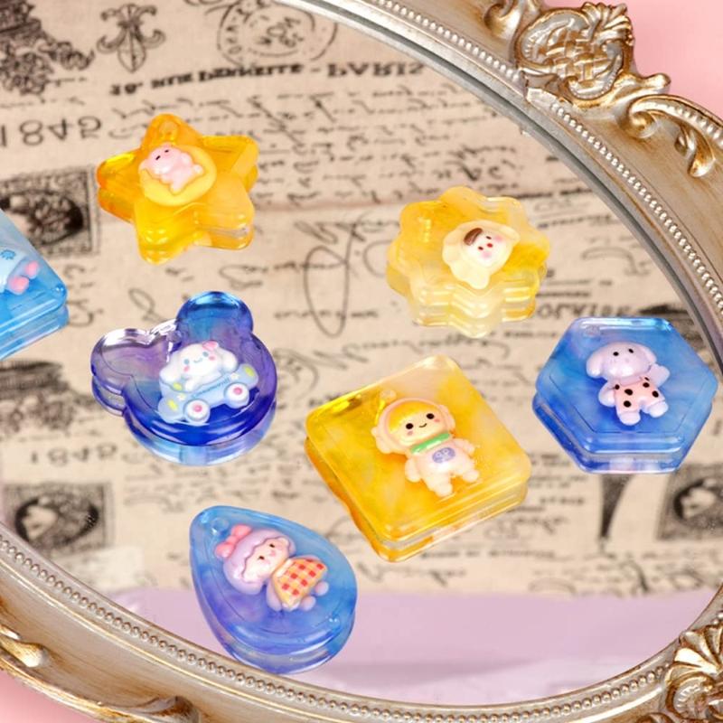Earring Pendant Silicone Resin Mold Epoxy Resin Jewelry Making Molds Heart DIY Charms Keychain Pendant Mould Creative Jewelry