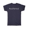 Gift T-Shirt : Hashtag Southern Rock Hash Tag Social Media