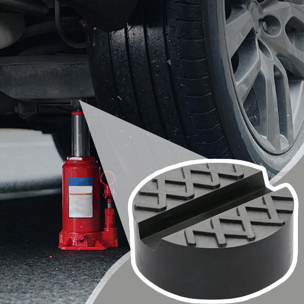 Floor Jack Pad Rubber Jack Pads Stabilizer Block For Wheel Leveling Boat Temporary Tire Changes Driveway Parking RV Setup Sloped