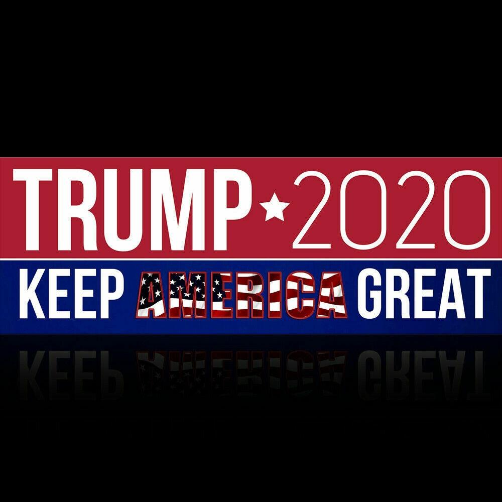Donald 10pcs Trump Bumper Sticker 2020 Keep America Great Car Wall Stickers Set