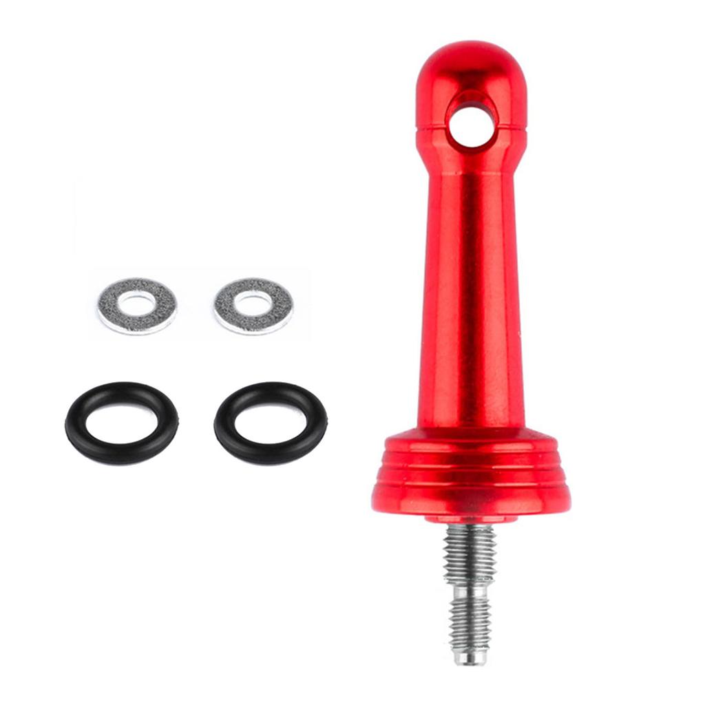 Insertion in/Screw In Reel Stand Fishing Wheel Balance Rod Aluminum Fishing Reel Balancer with Waterproof Rubber Rings