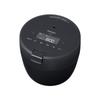Panasonic Rice Cooker 5 Cups Pressure IH Compact Size Automatic Cooking Pot Anhydrous Temperature Cooking Lid Dishwasher Safe Black Cooking/Low