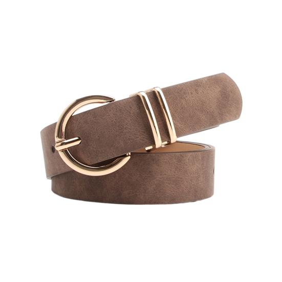 

Женский поясной ремень, красивый Нескользящий женский пояс с несколькими маленькими отверстиями, женский пояс для юбки, женский поясной ремень для взрослых кофейный