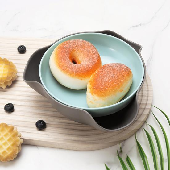 Skořápková miska na svačinu s úložným prostorem Dvouvrstvá miska na ořechy Odnímatelné dělené misky na občerstvení s odpadkovým košem